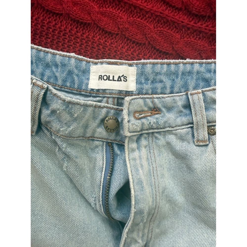 Rolla's Distressed Denim Cutoff Shorts | Light Wash | Festival Summer Staple - Picture 11 of 16
